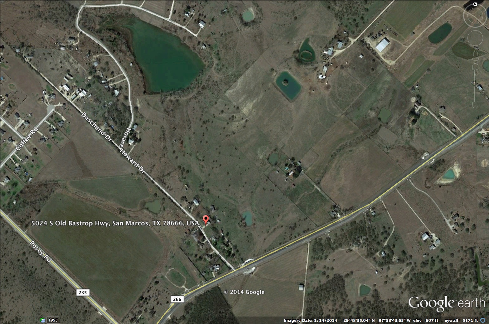 Overhead view of The Lodges at Parker's Pond
